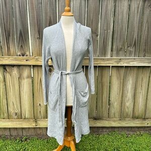 Soma Weekend long sweater cardigan, cashmere blend, size medium
